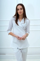 Tunika kopertowa ZAYA WHITE