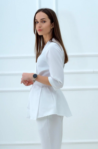 Tunika kopertowa ZAYA WHITE