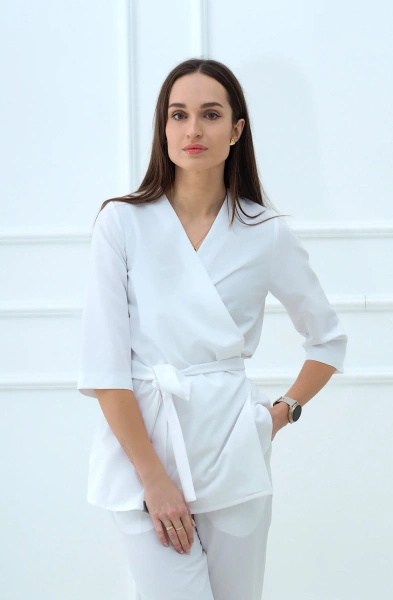 Tunika kopertowa ZAYA WHITE