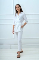 Tunika kopertowa ZAYA WHITE