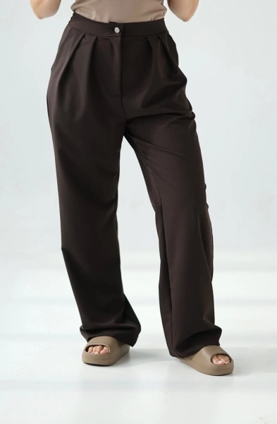 Wide leg CHOCOLATE